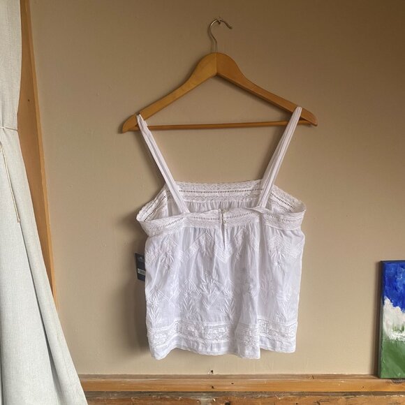 Lucky Brand 100% cotton lace camisole - size M - Picture 5 of 8